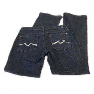 7 For All Mankind Embellished Bootcut Jeans sz 27